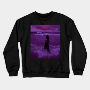 Purple Waves Crewneck Sweatshirt